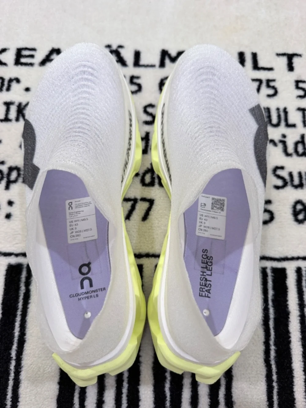 On Limited Edition Lightspray Cloudmonster 3 Hyper Running Shoes - 9.5us Men
